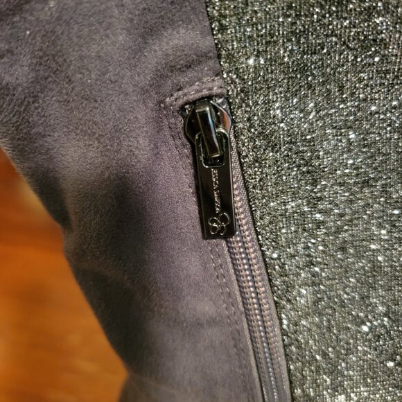 Jessica Simpson Womens Amriena Stiletto Over-The-Knee Boots Gray - Picture 12 of 15